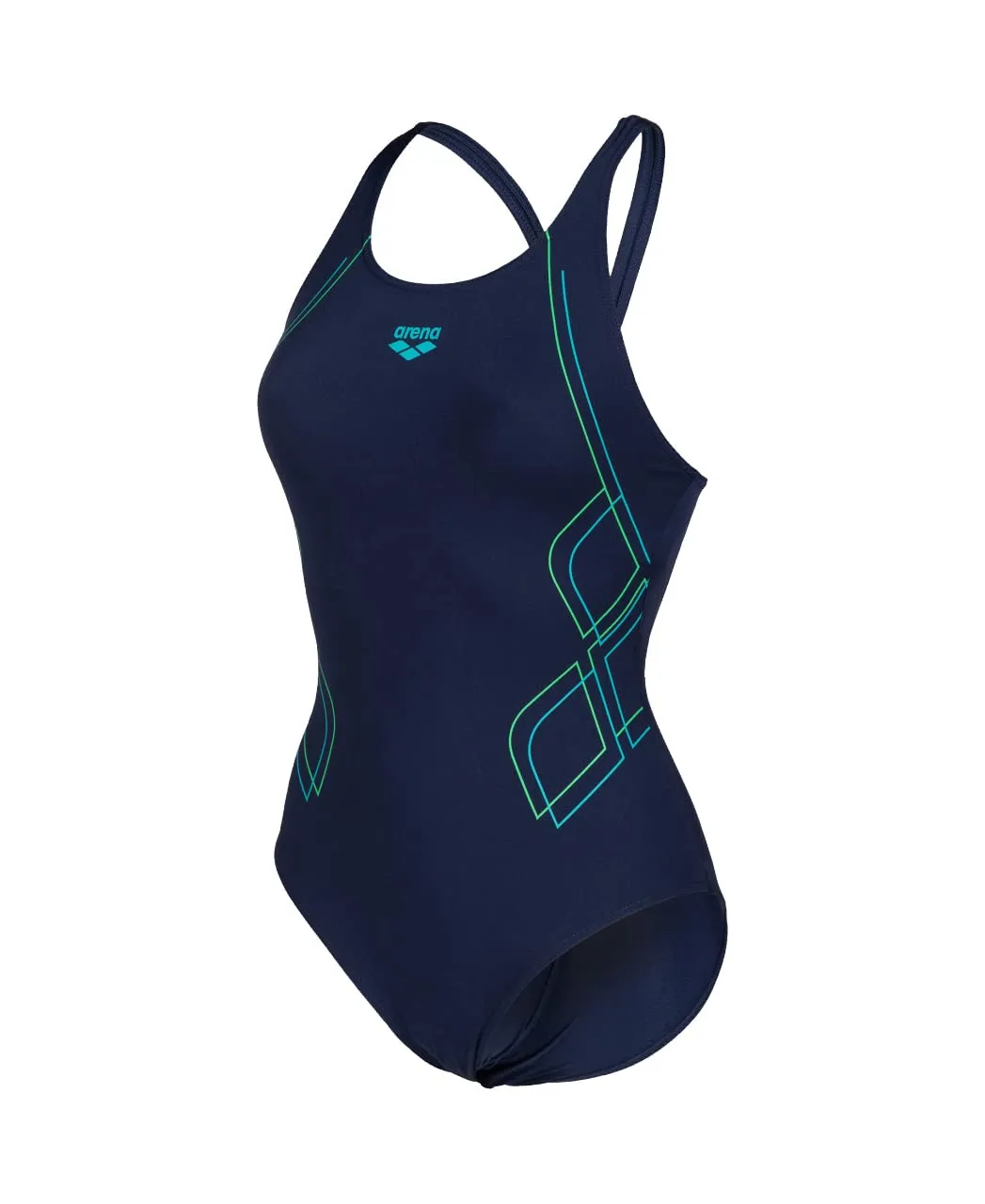 Arena Threefold V Back One Piece R intero donna 44 contenitivo