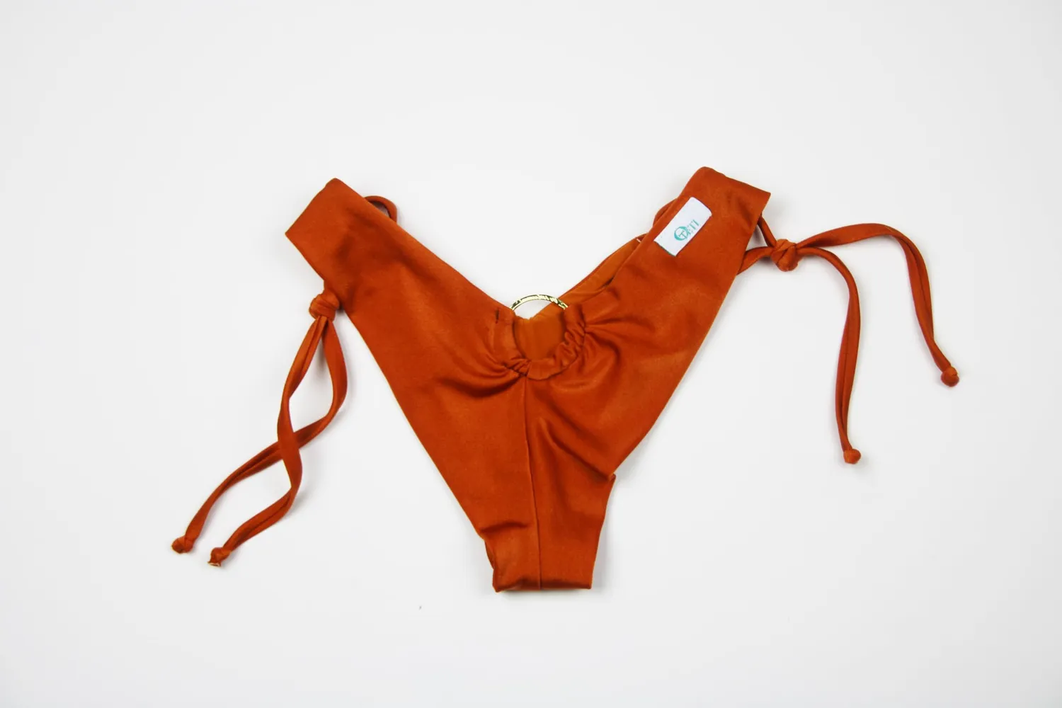Teti Bali slip brasiliana anello oro ginger XL