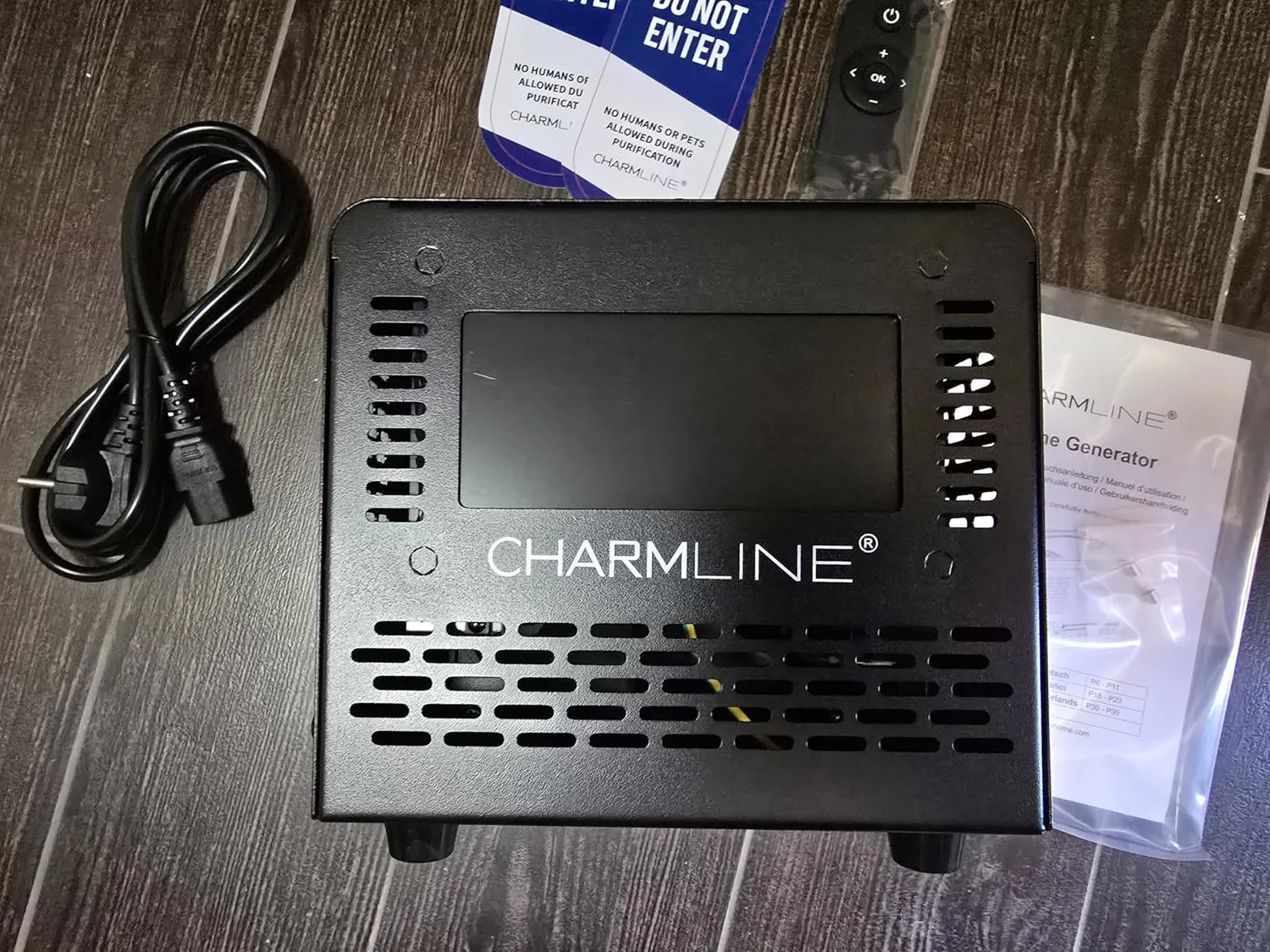 Charmline Classico generatore ozono nero 60000 mg/h