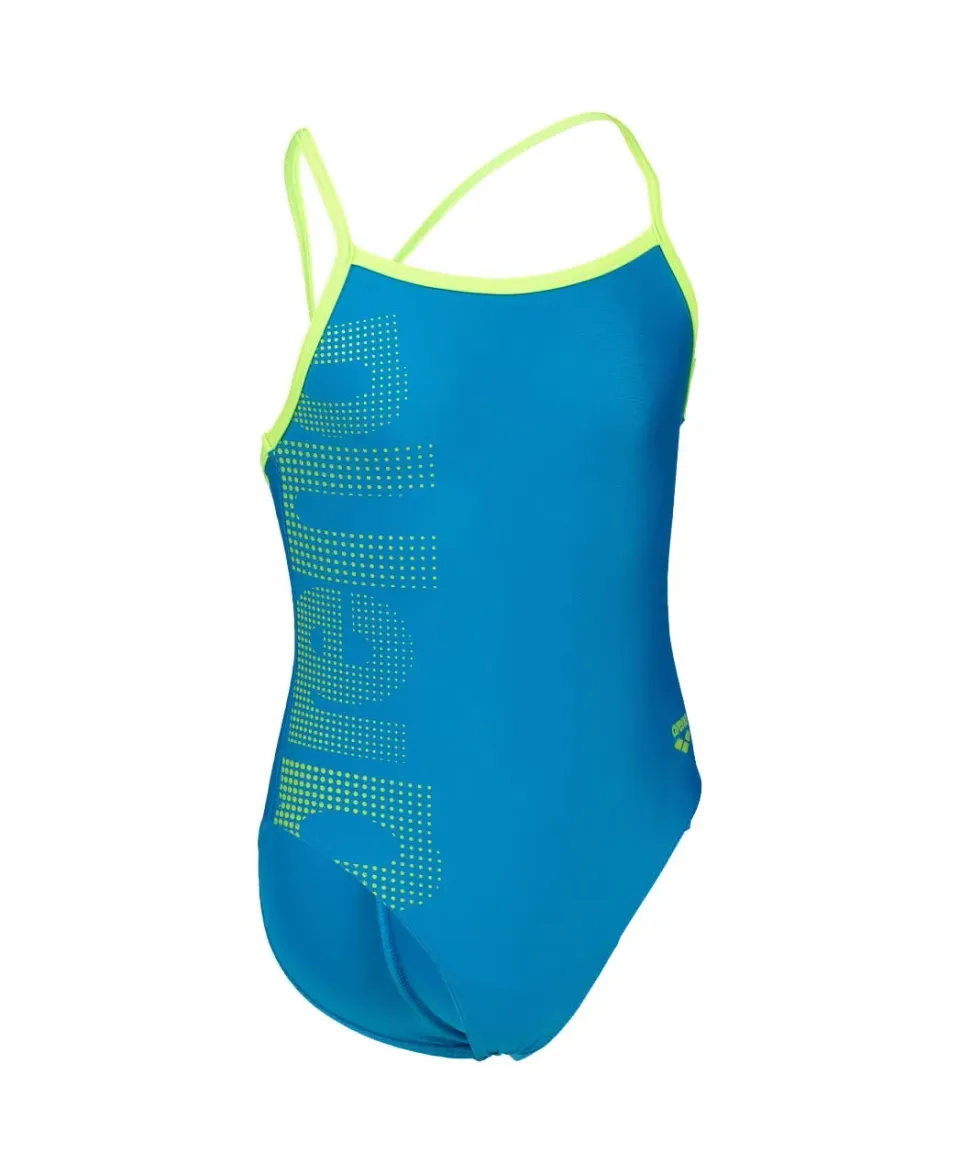 Arena Logo costume da bagno bambina Turchese 4-5 anni piscina
