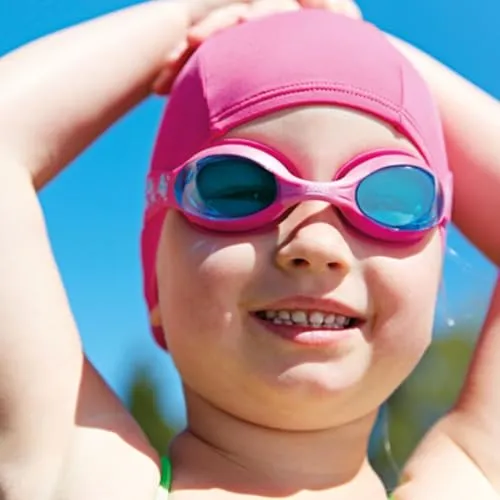 Zoggs Little Twist occhialini nuoto bambini rosa antiappannamento