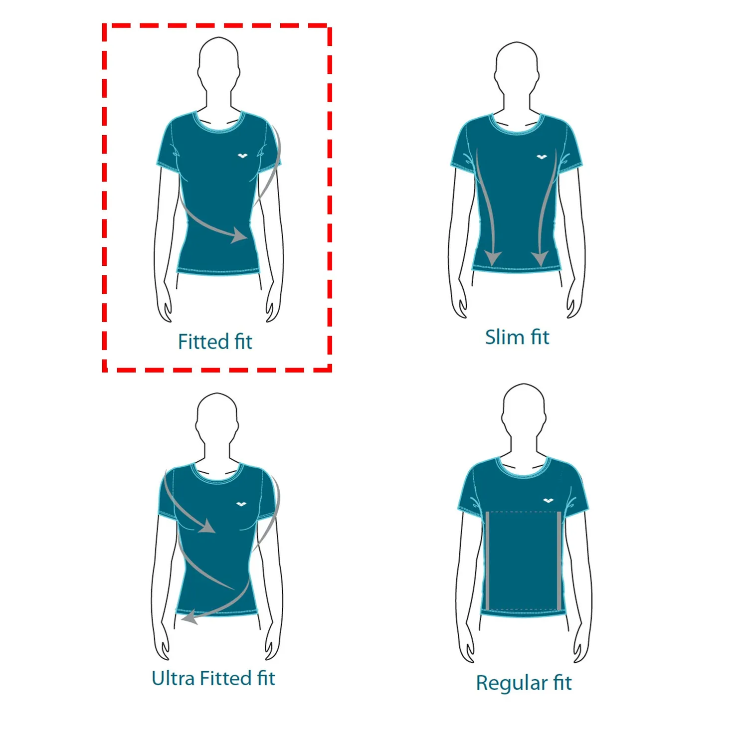 Arena Gym S/S Logo 937 maglia donna manica corta
