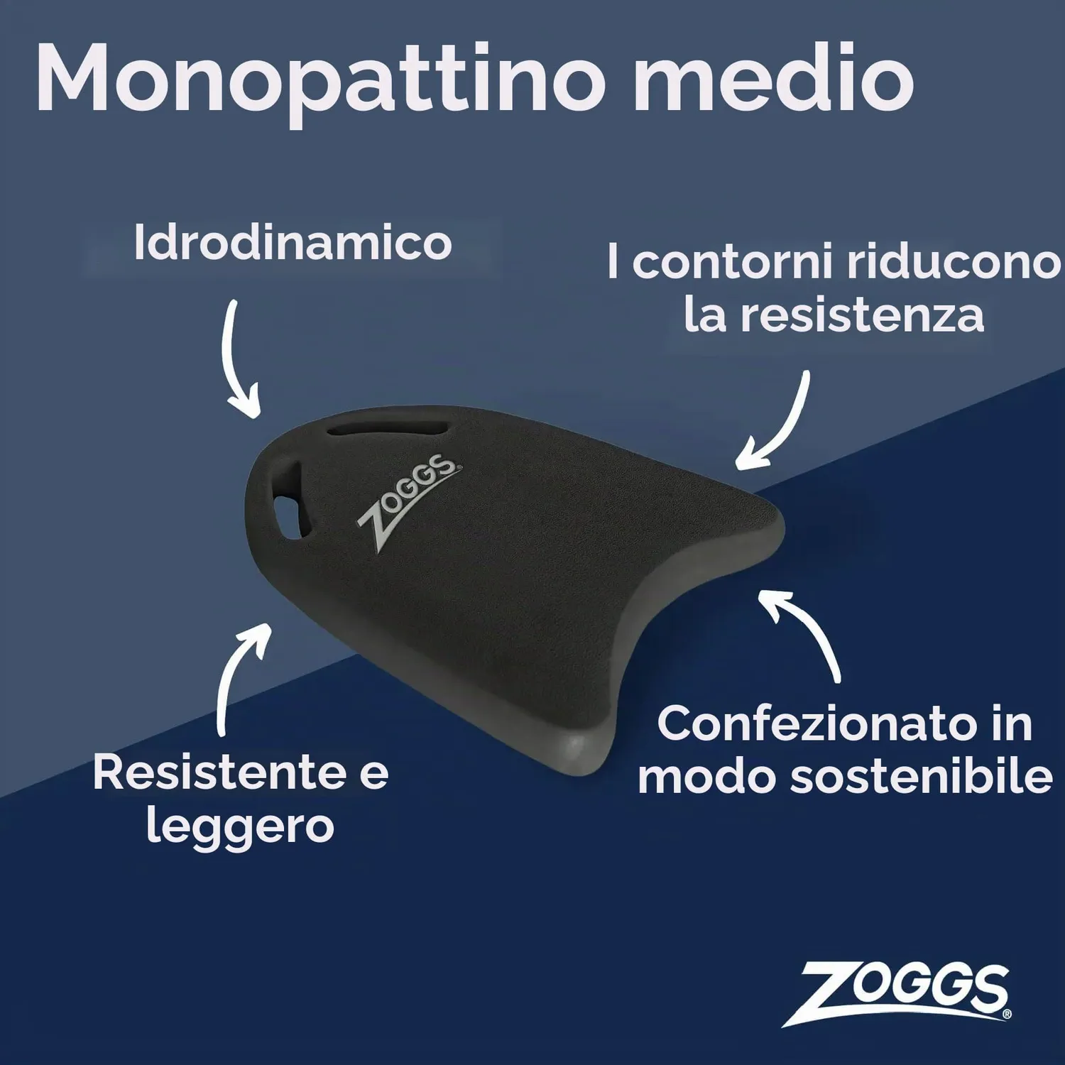 Zoggs Eva Kickboard tavoletta nuoto schiuma EVA