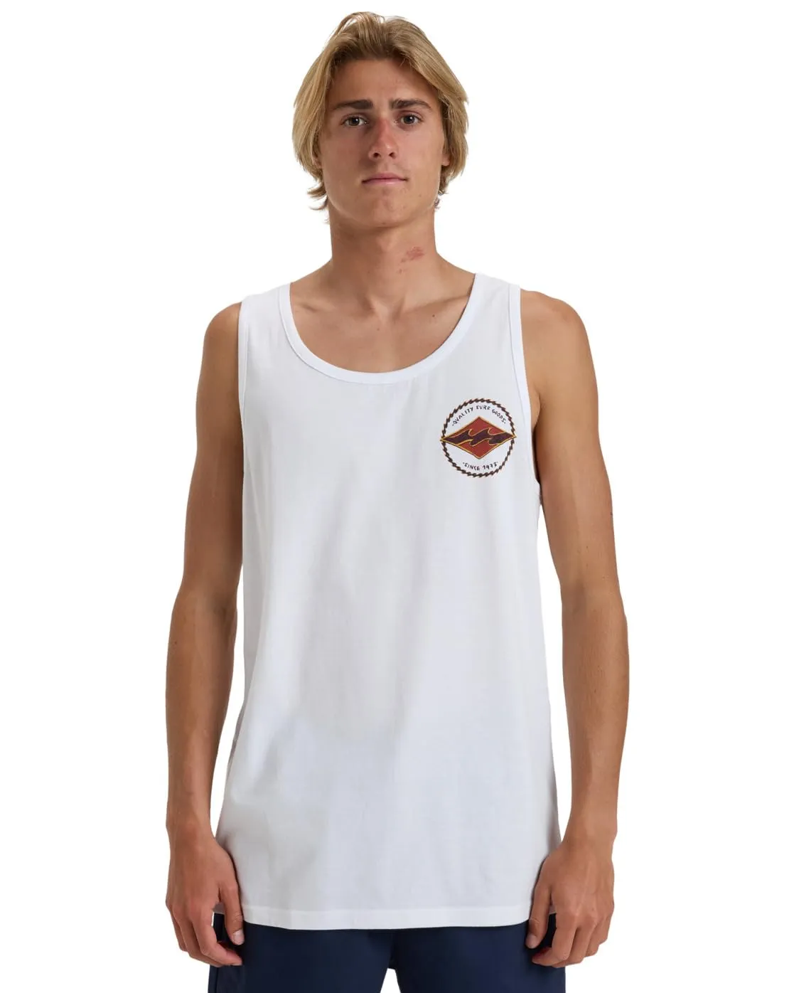 Billabong Rotor Diamond t-shirt uomo bianca cotone