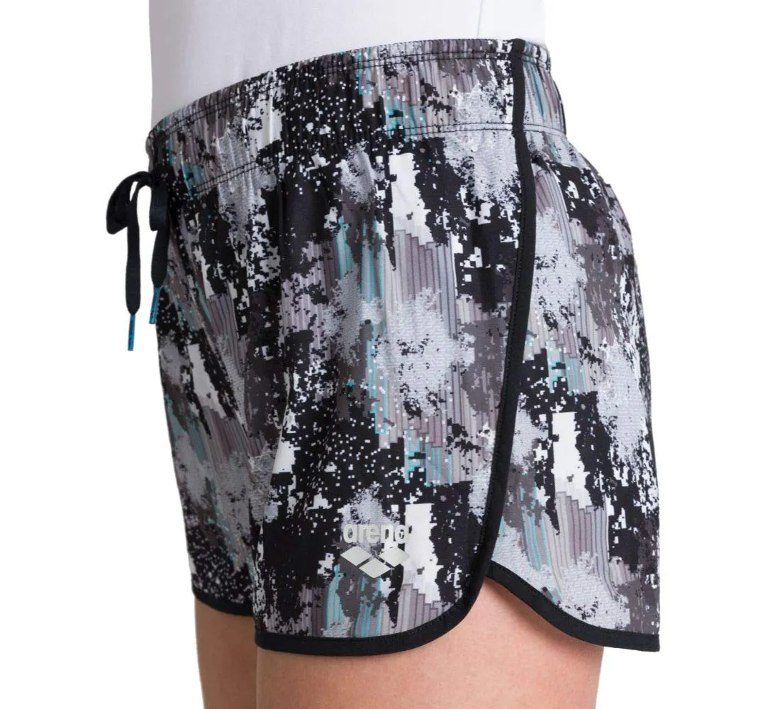Arena Gym Short shorts donna XS pixel planet asciutti