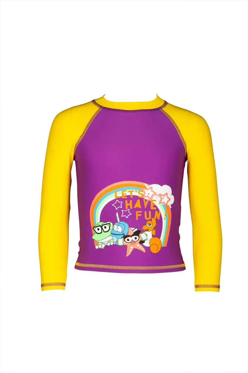Arena AWT Maglia UV Bambina Maniche Lunghe