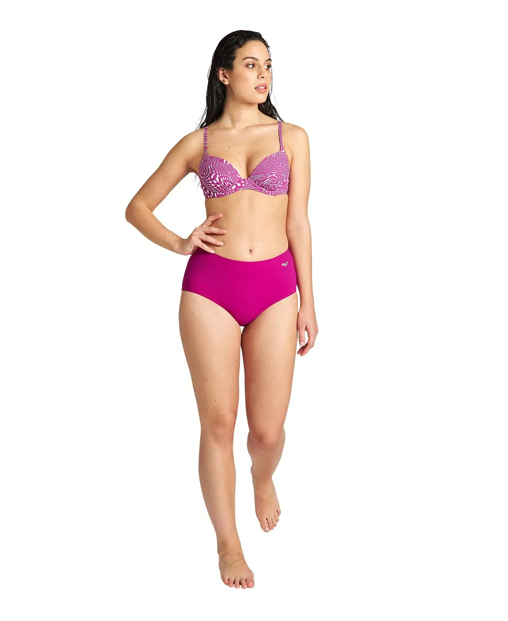 Arena Clara Bikini Donna Coppa B Modellante Vita Alta