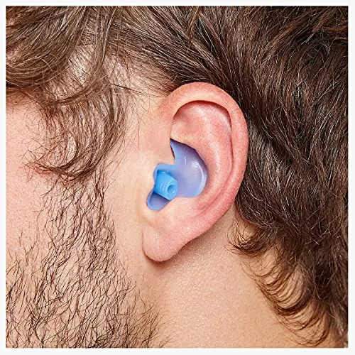 Zoggs Aqua Plugz tappi orecchie nuoto blu 2 pezzi silicone