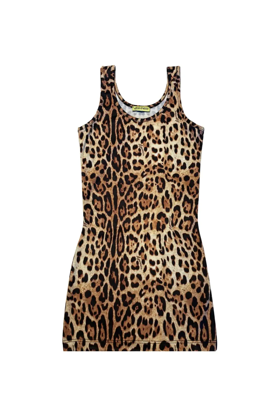 4 Giveness Leopard abito canotta bimba leopardato taglia 8