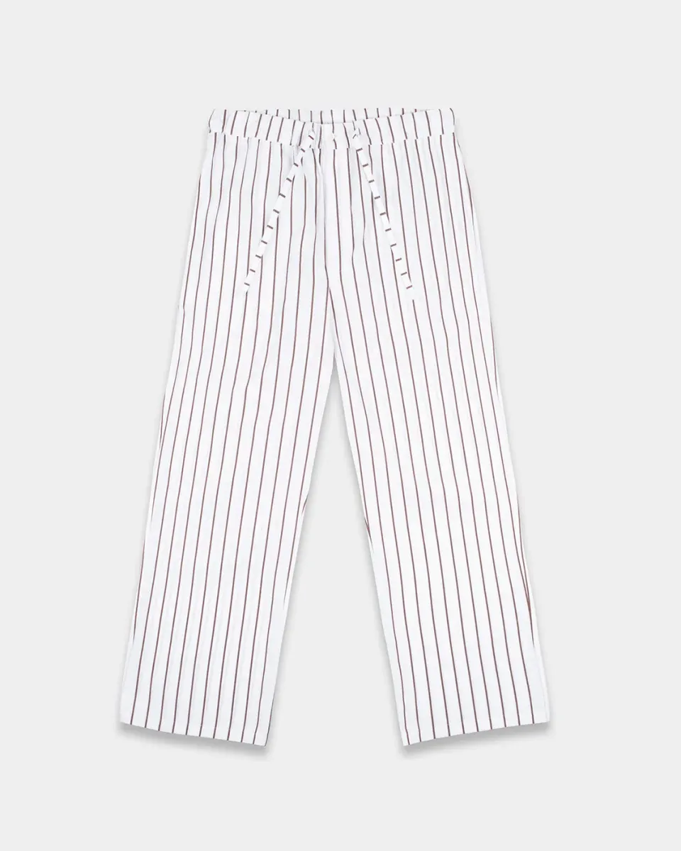Mosso Sunwear Sun Stripes pantalone cotone marrone