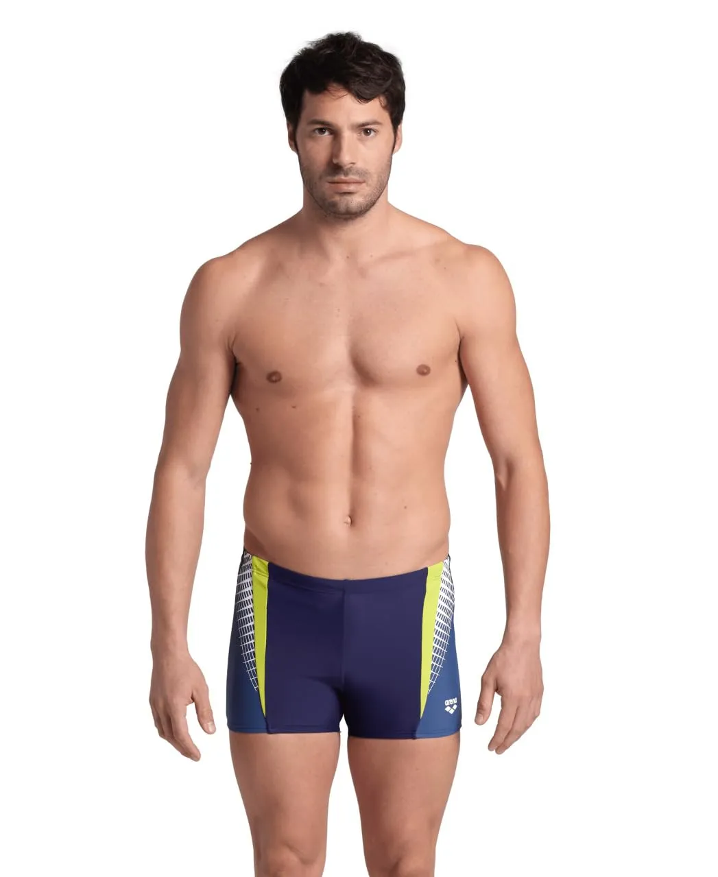 Arena Threefold Short R costume mare uomo 46 nero-blu