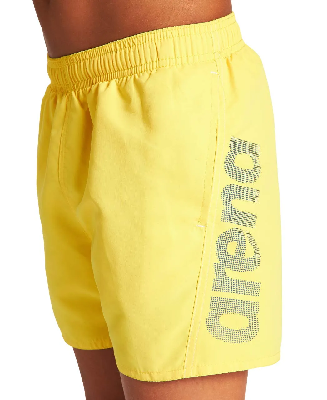 Arena Fundamentals Logo boxer bambino giallo asciugatura rapida