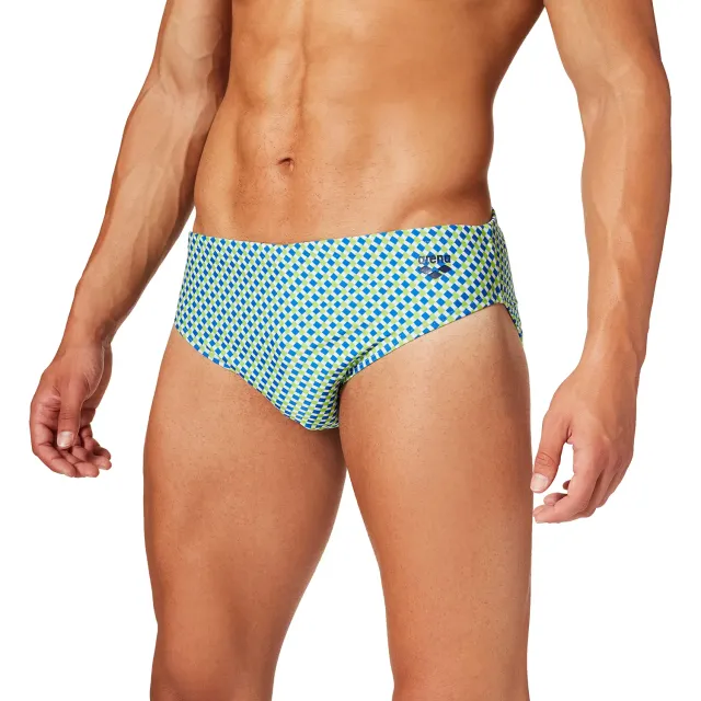 Arena Fundamentals Allover Brief slip uomo fantasia