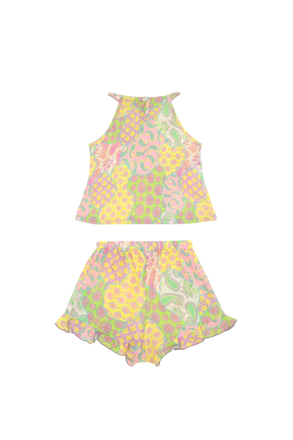 4 Giveness Cachemire Pastel completo baby top+short 12-36M
