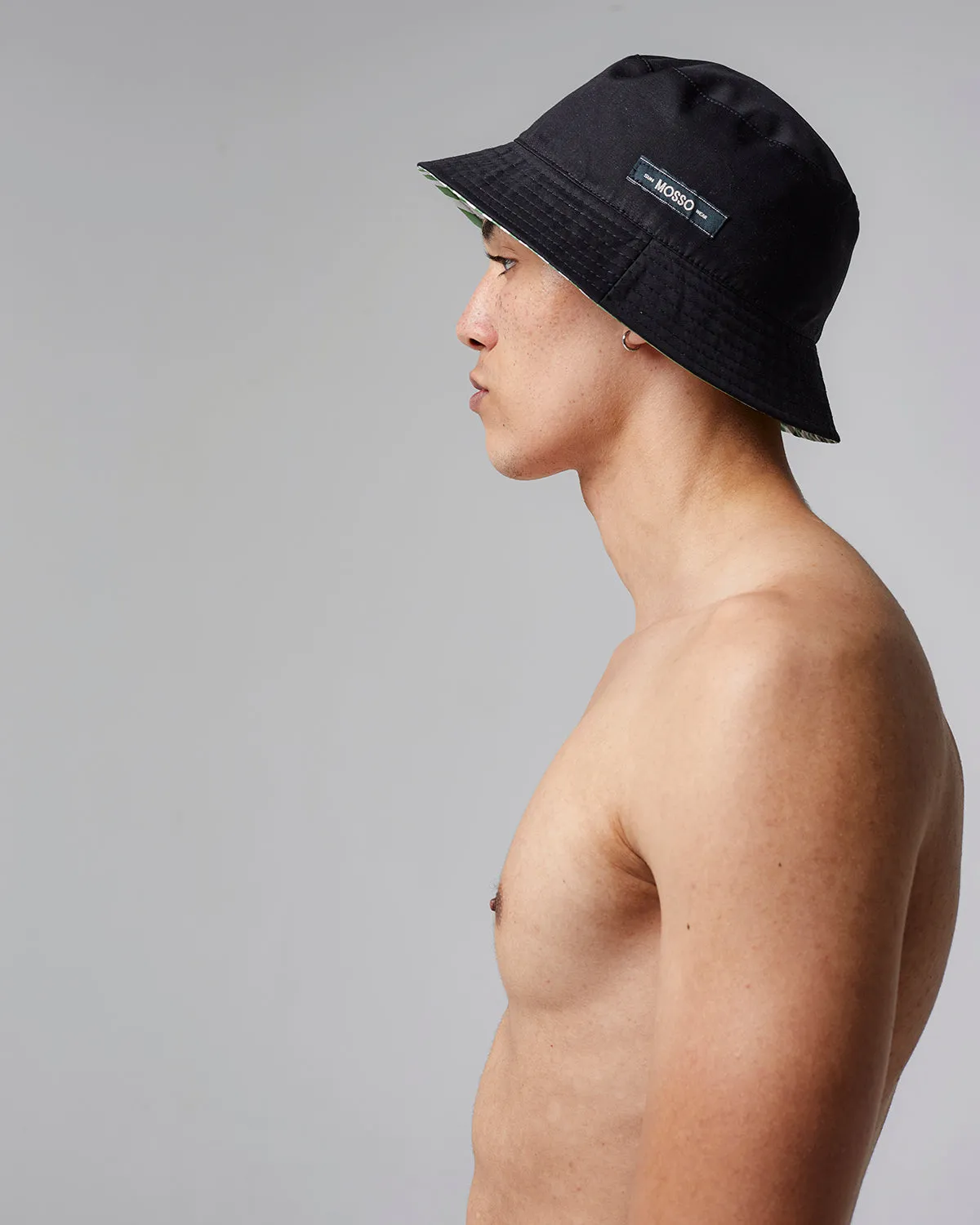 Mosso Sunwear Archive bucket hat reversibile nero
