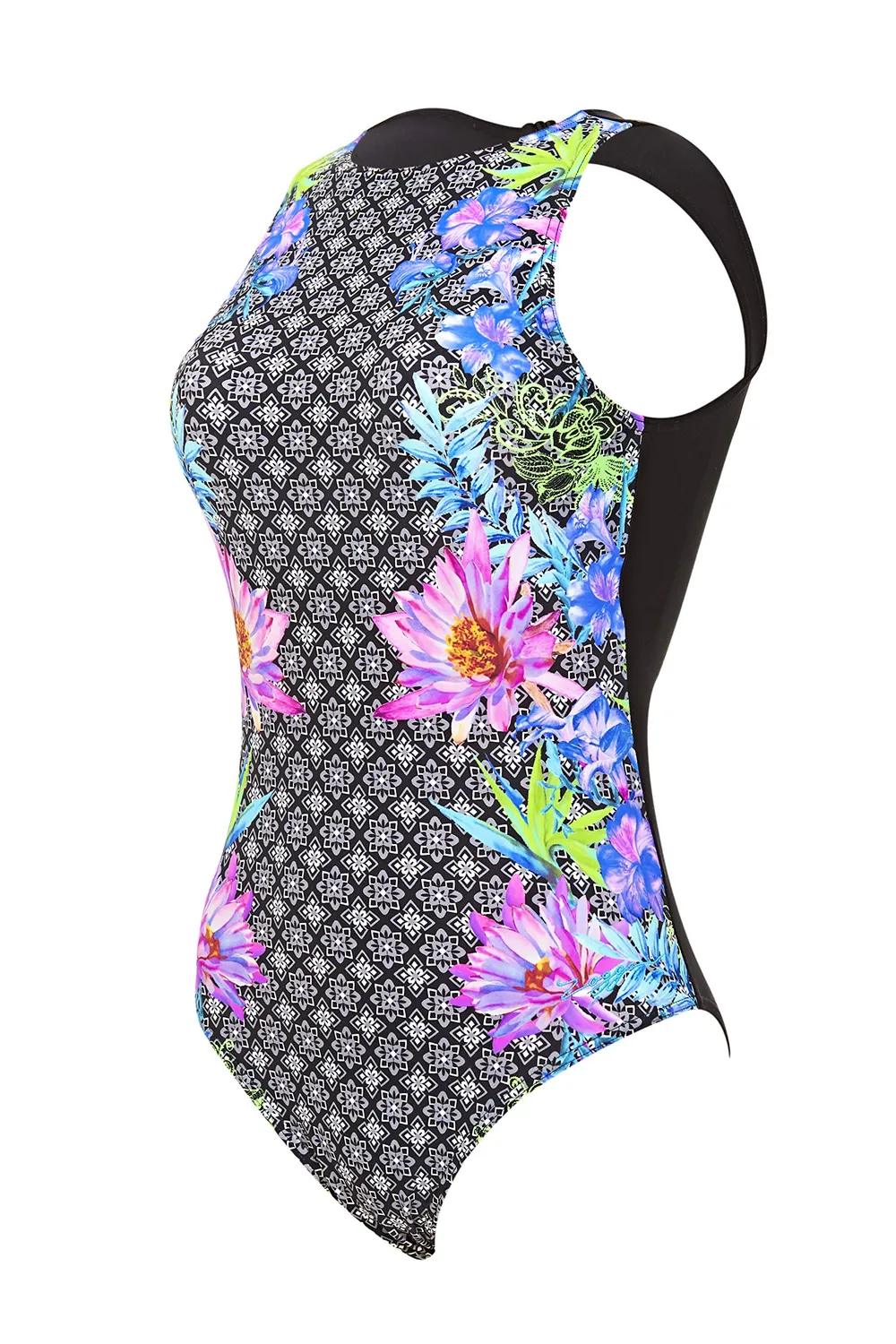 Zoggs Mystique Hi Front Costume Donna Taglia 48 Sostegno