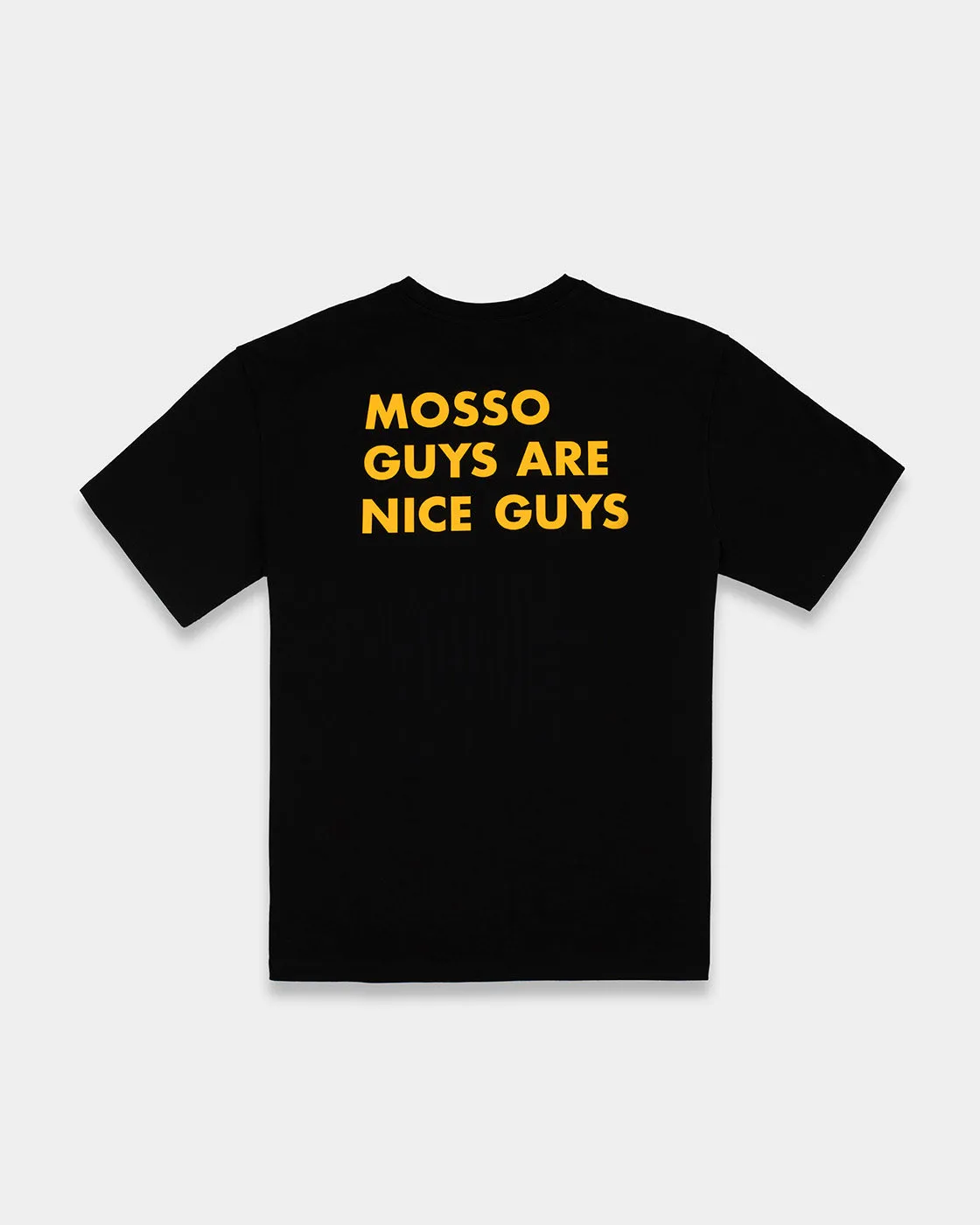 Mosso Sunwear Slogan t-shirt nera cotone bio