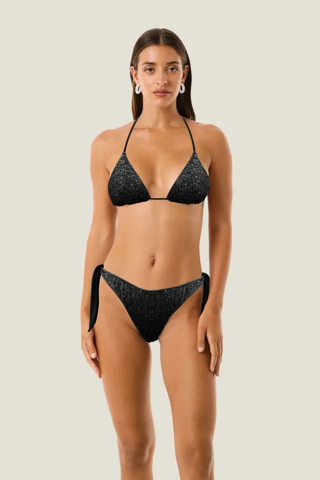 4 Giveness Marylin Pop Splash slip bikini paillettes laccetti