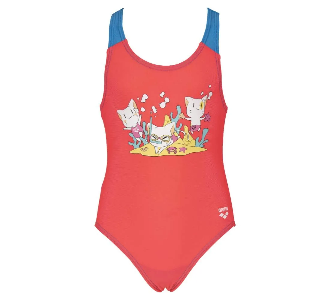 Arena Friends Kids Girl costume intero bambina cloro