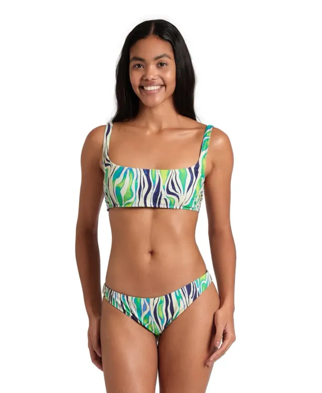 Arena Water Print bikini bralette coppe removibili