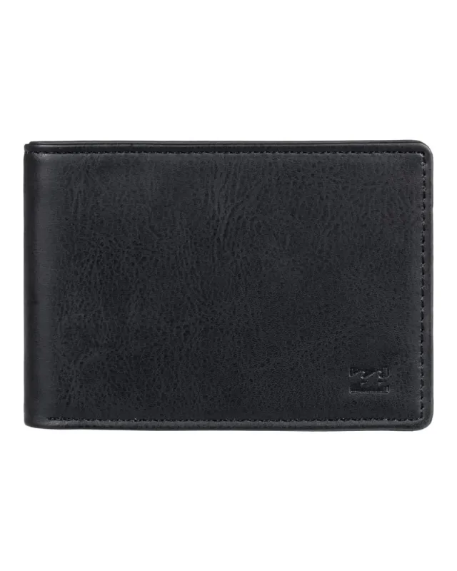 Billabong Vacant portafoglio uomo nero PU