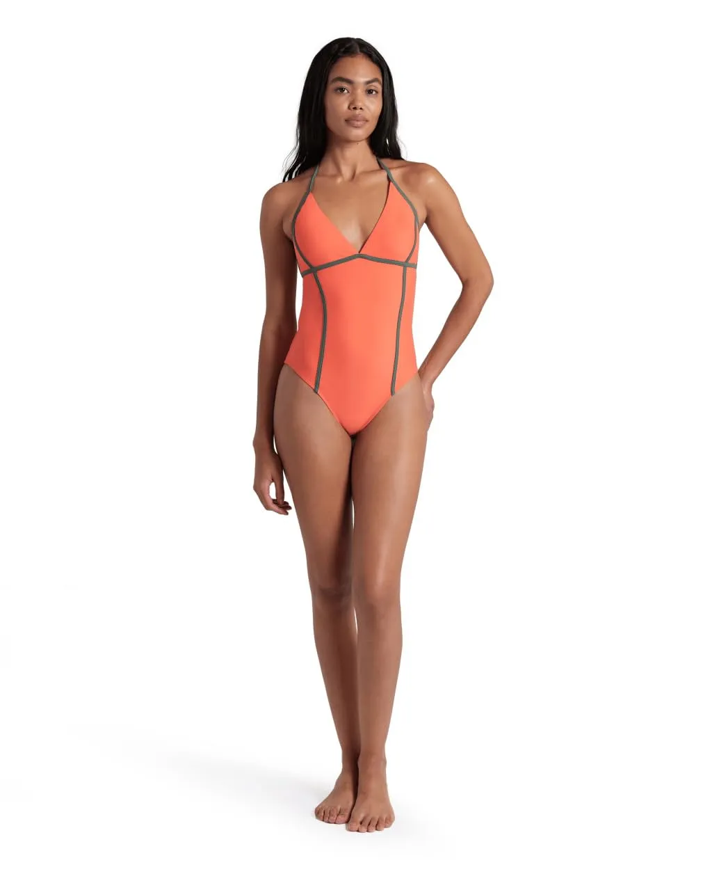 Arena Pro_File Tie Back costume intero donna M ecologico