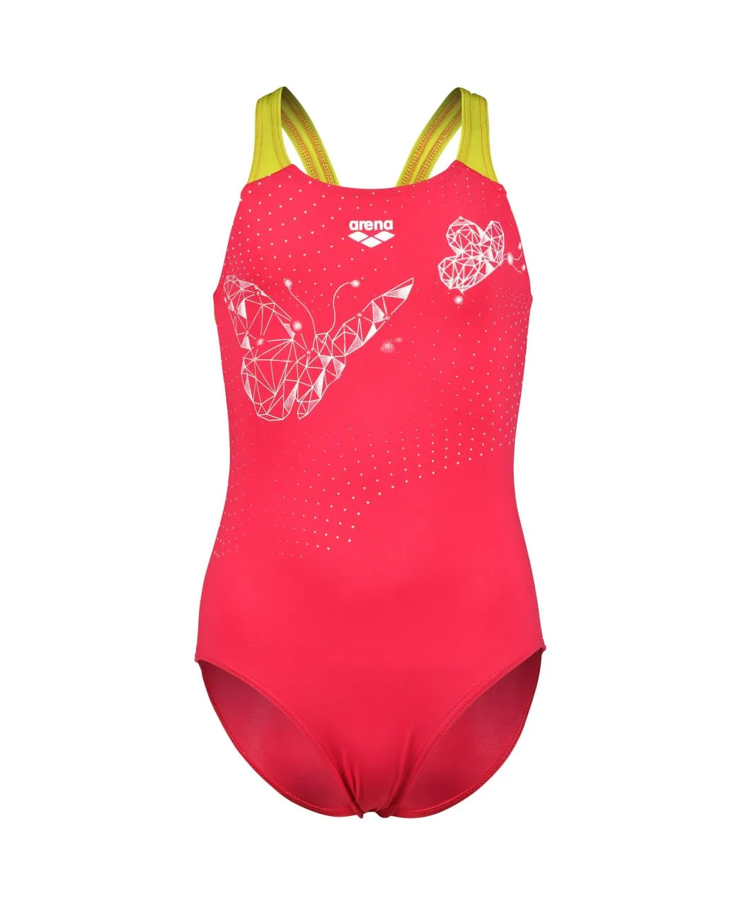 Arena Butterfly V Back costume bambina farfalle cloro-resistente
