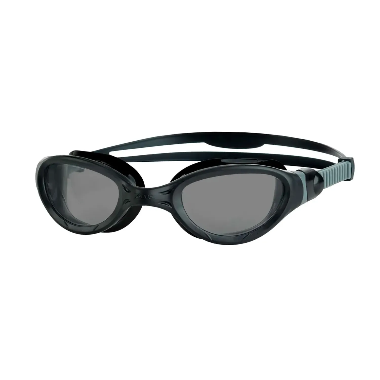 Zoggs Phantom 2.0 occhialini nuoto trasparente blu grigio interno