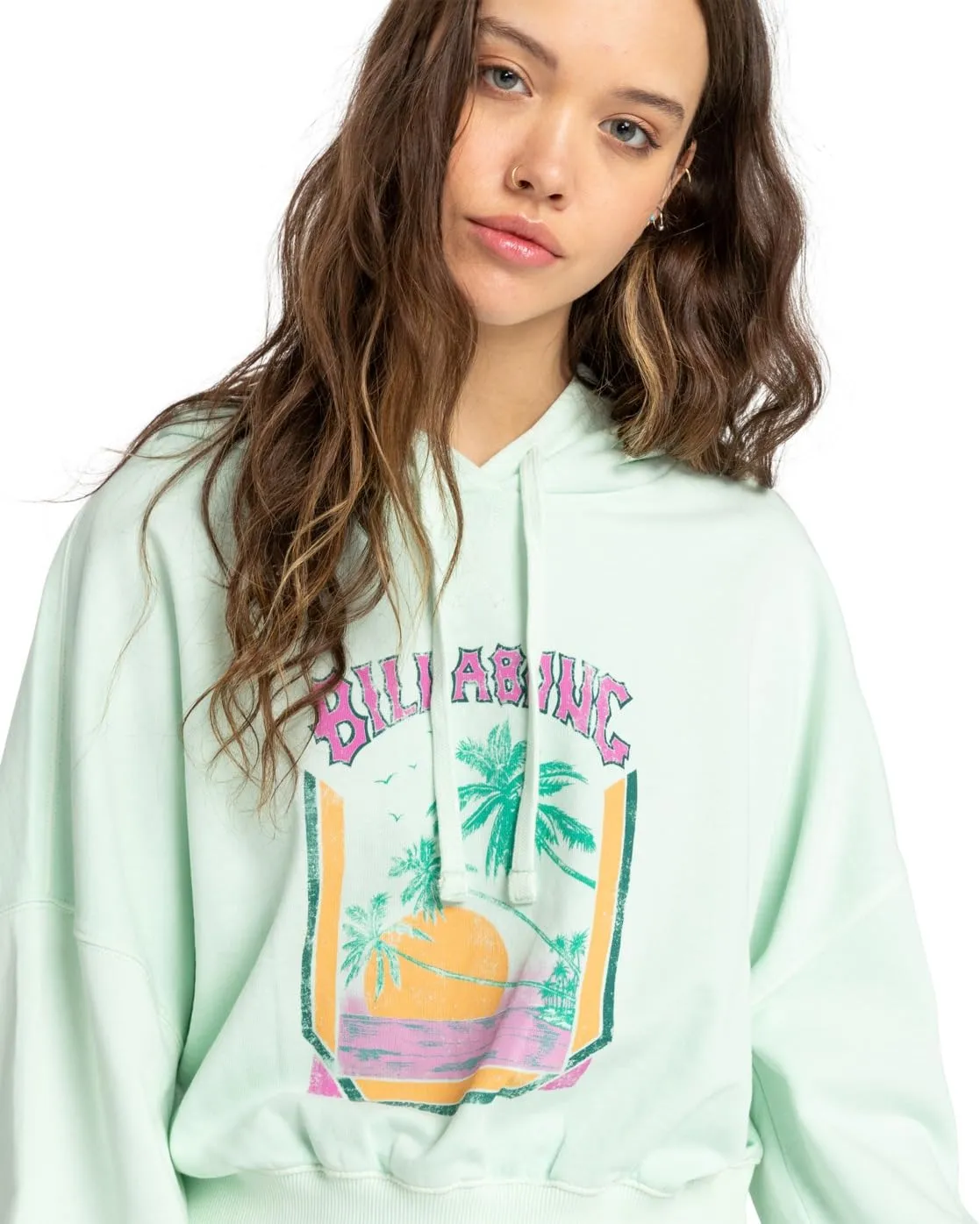 Billabong All Time Fleece felpa donna in cotone riciclato