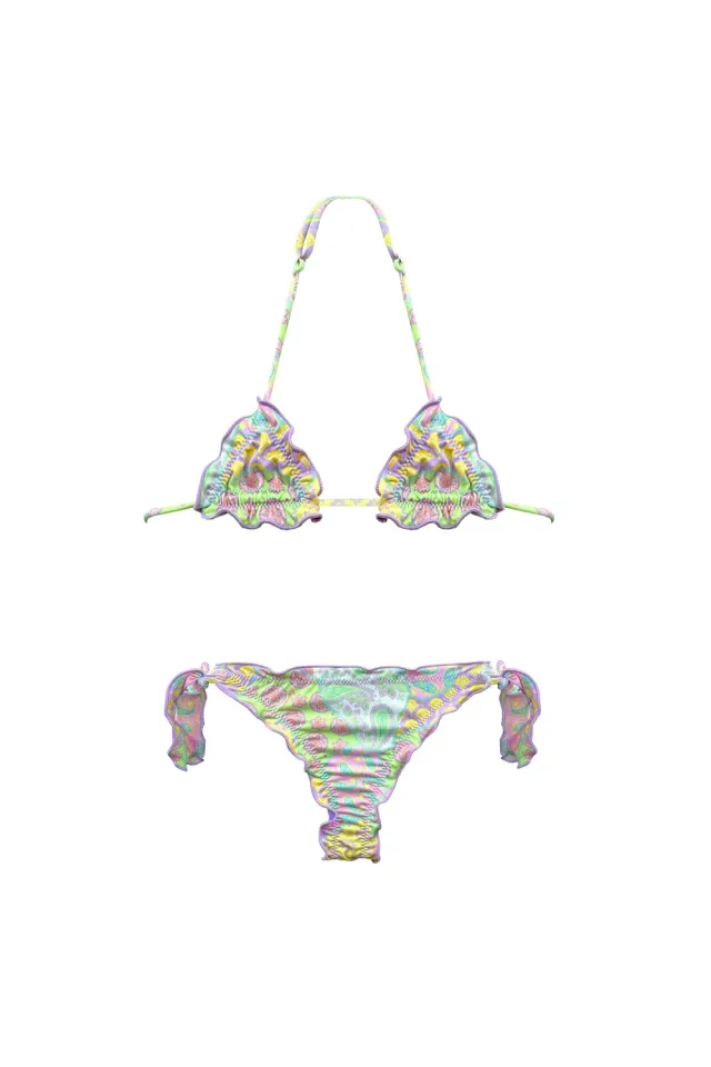 4 Giveness bikini triangolo bimba slip nodi var. unica