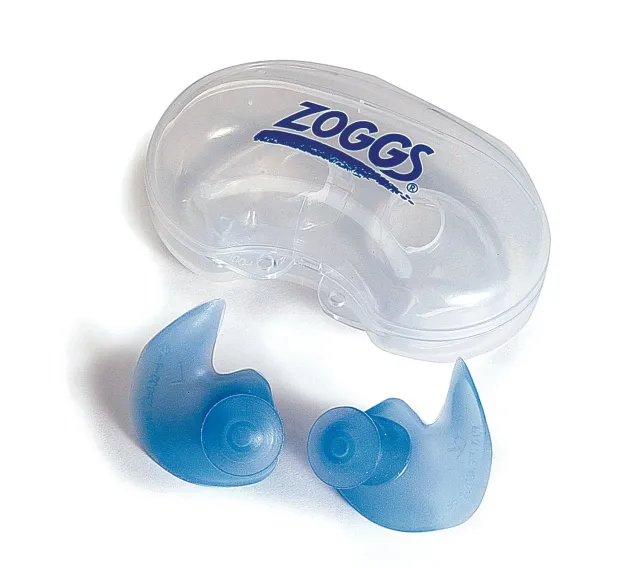 Zoggs Aqua Plugz tappi orecchie nuoto blu 2 pezzi silicone