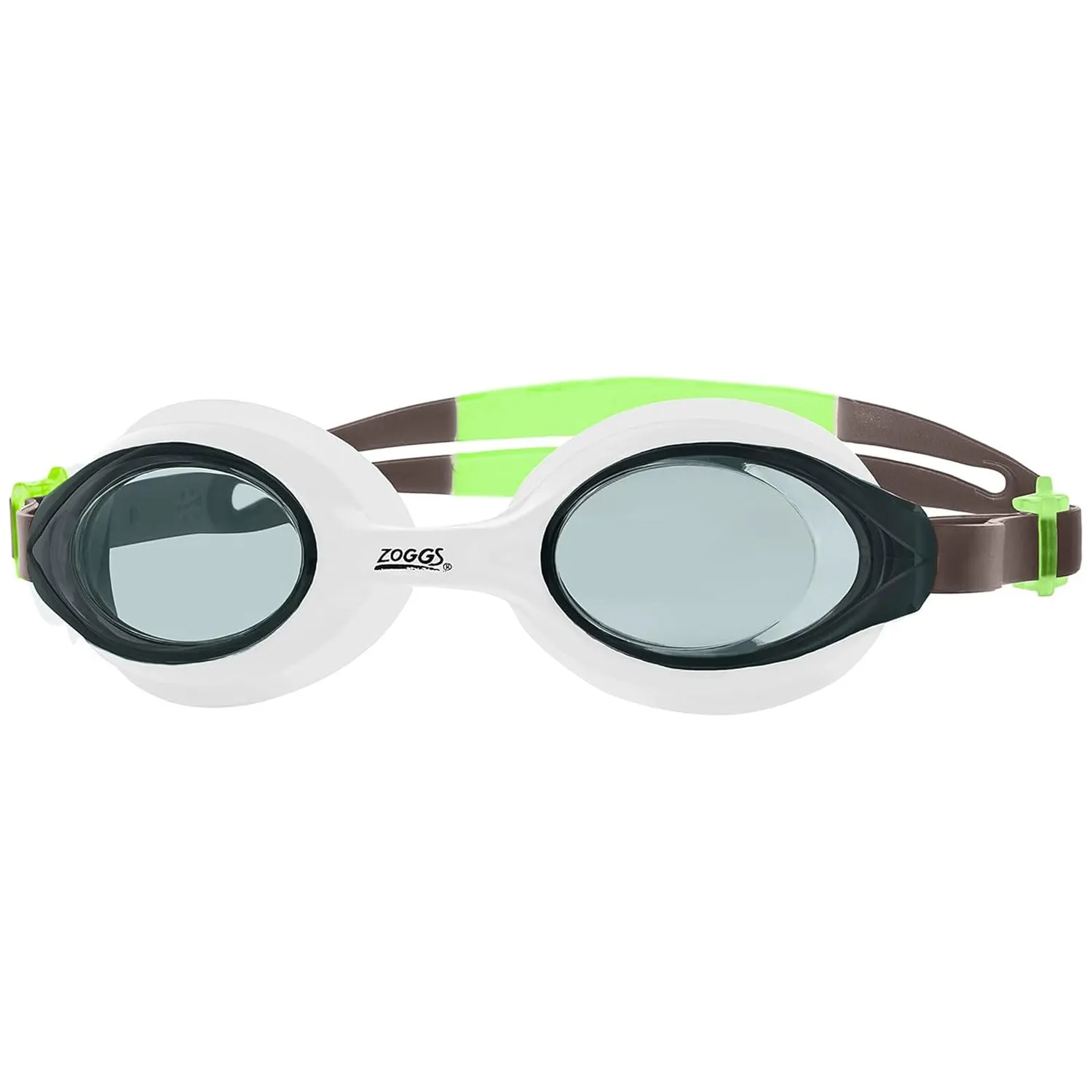 Zoggs Bondi occhialini nuoto blu bianco tinta antiappannanti