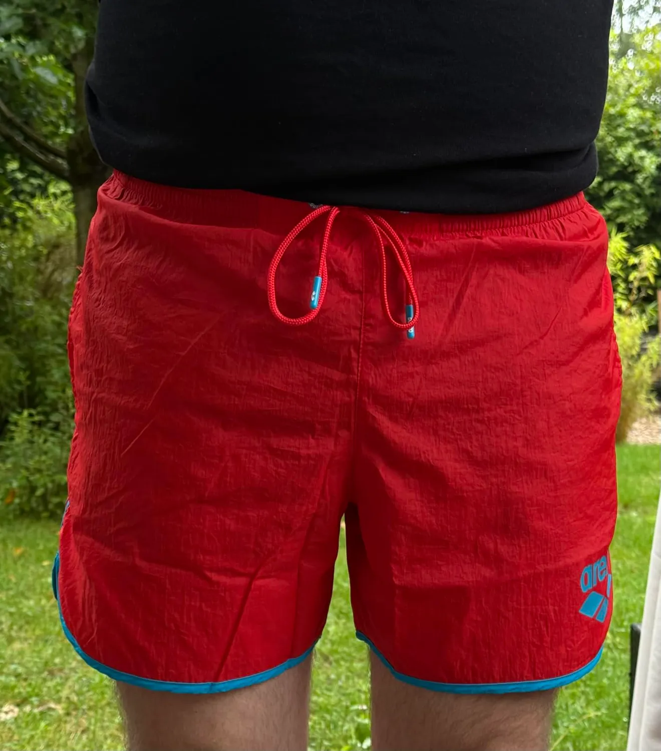 Arena Big Logo boxer mare uomo 3XL nero salvia