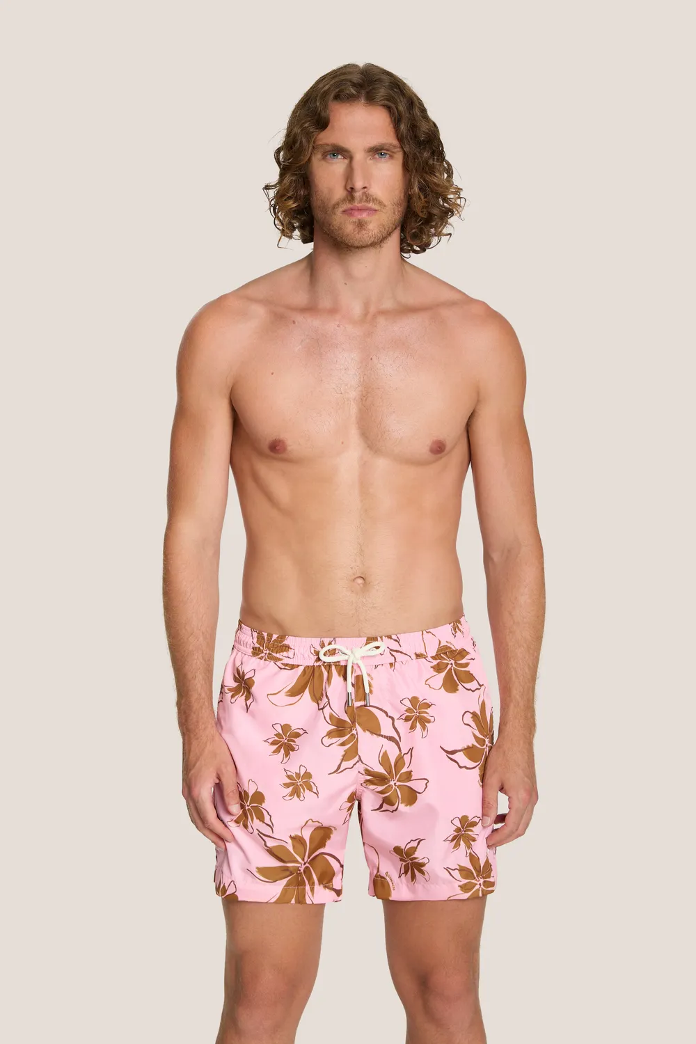 4 Giveness Hawaii short mare uomo blu tasca e coulisse
