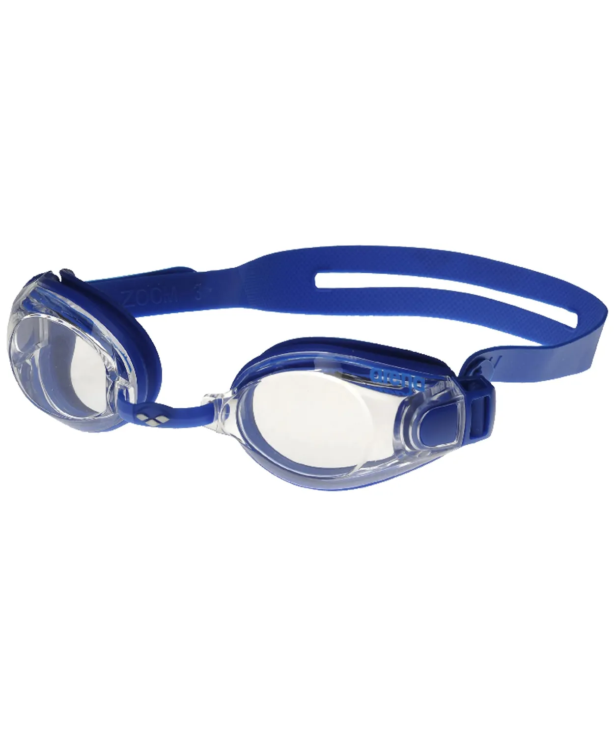 Arena Zoom X-Fit occhialini nuoto blu-trasparente antiappannamento