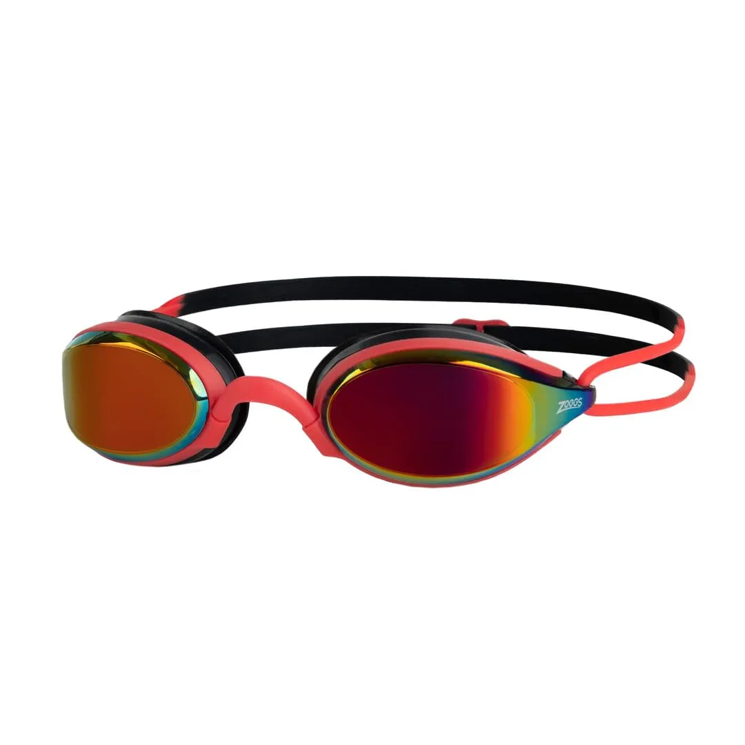 Zoggs Fusion Air occhialini nuoto bianco blu lente fumé