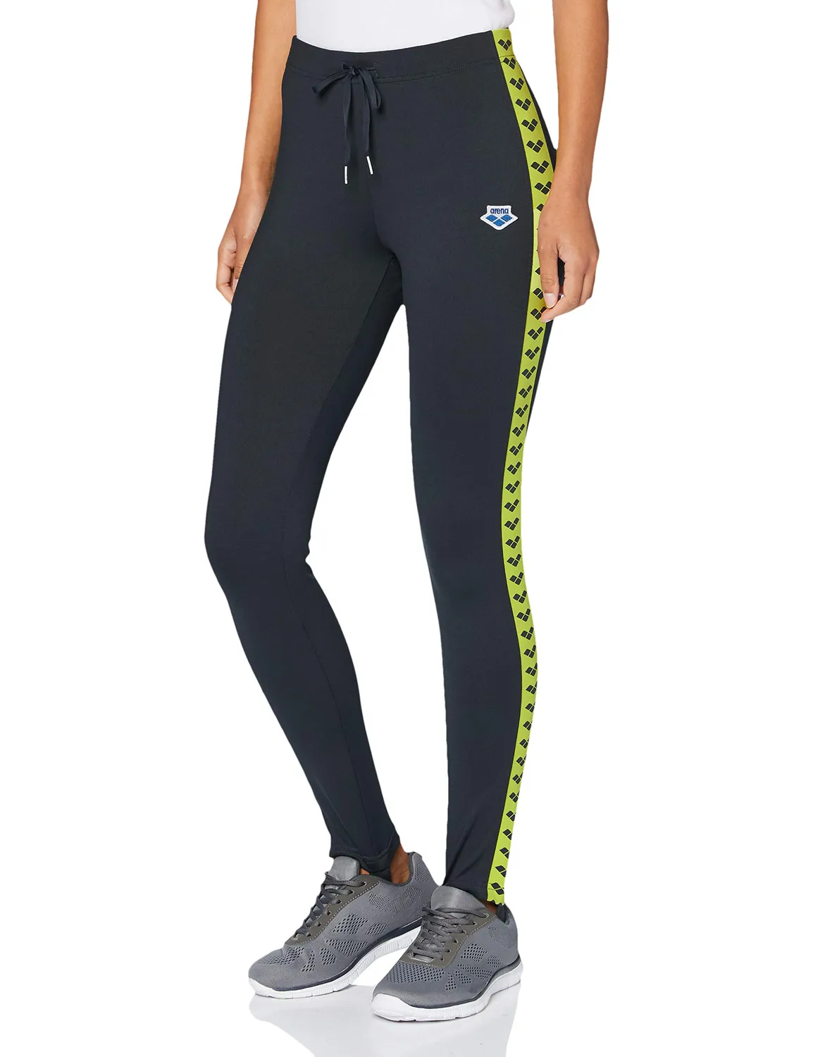Arena Caroline Team tights donna S vita alta nero