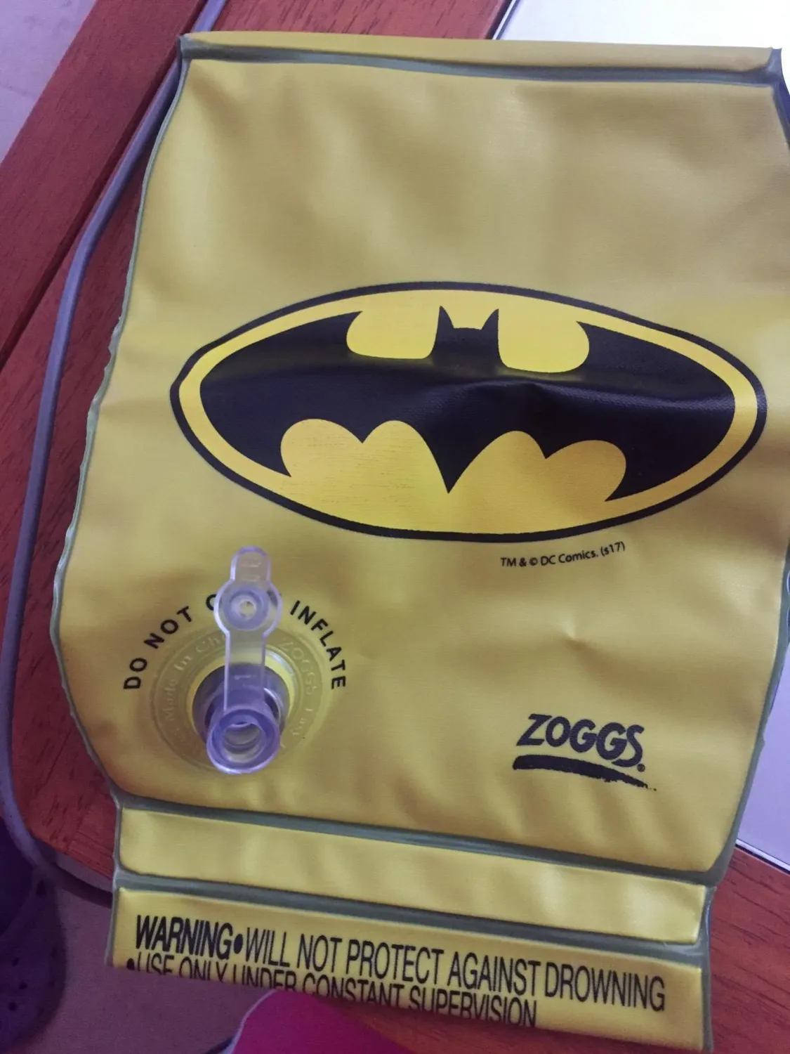 Zoggs Batman braccioli bambini 2-6 anni gonfiabili