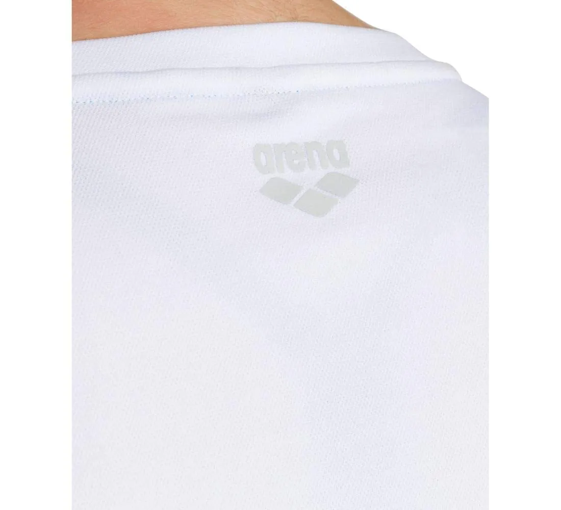 Arena Gym Logo maglietta donna bianco riga iridescente XS