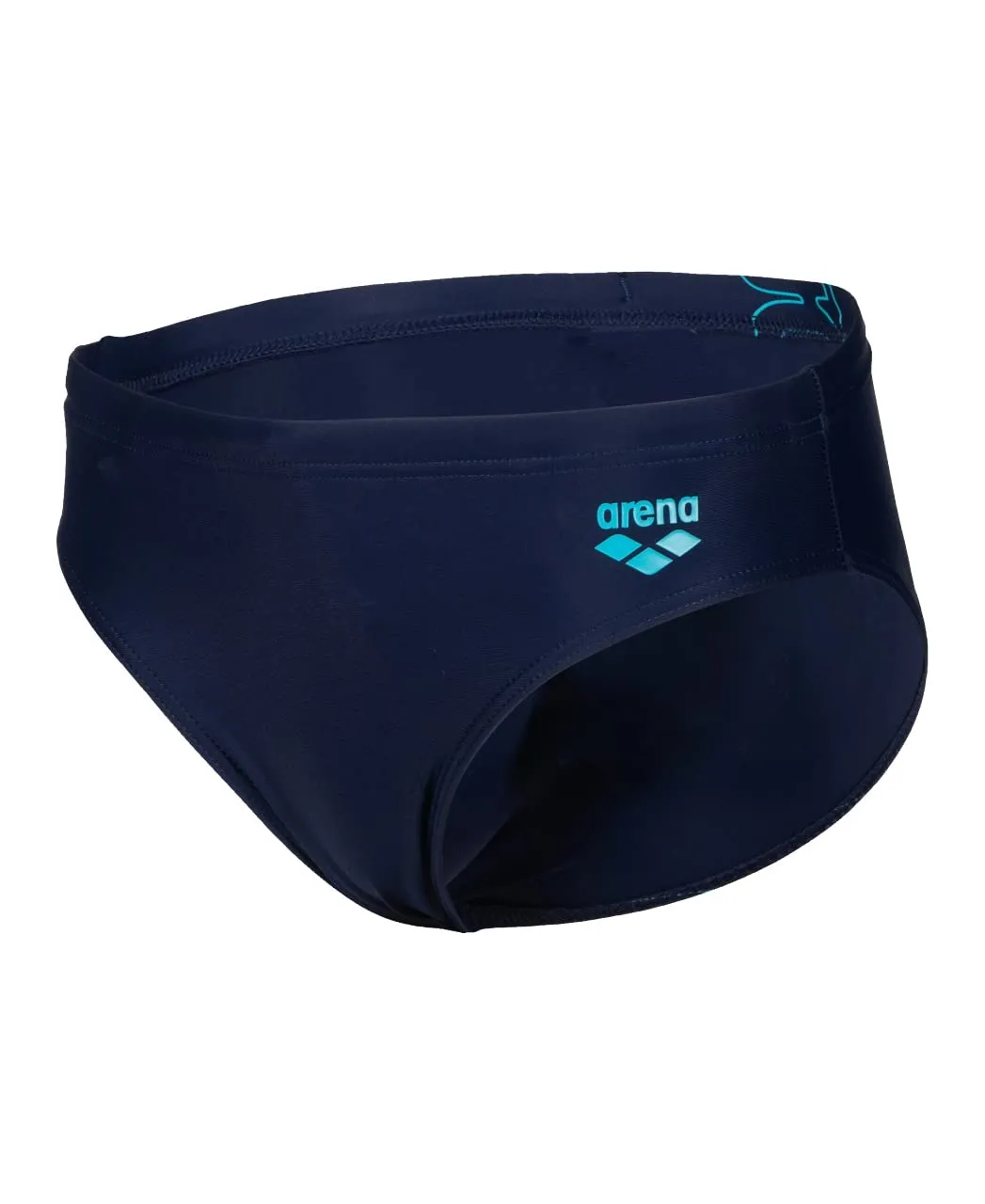 Arena Graphic Slip Nuoto Bambino MaxFit Eco Nero 5,5 cm
