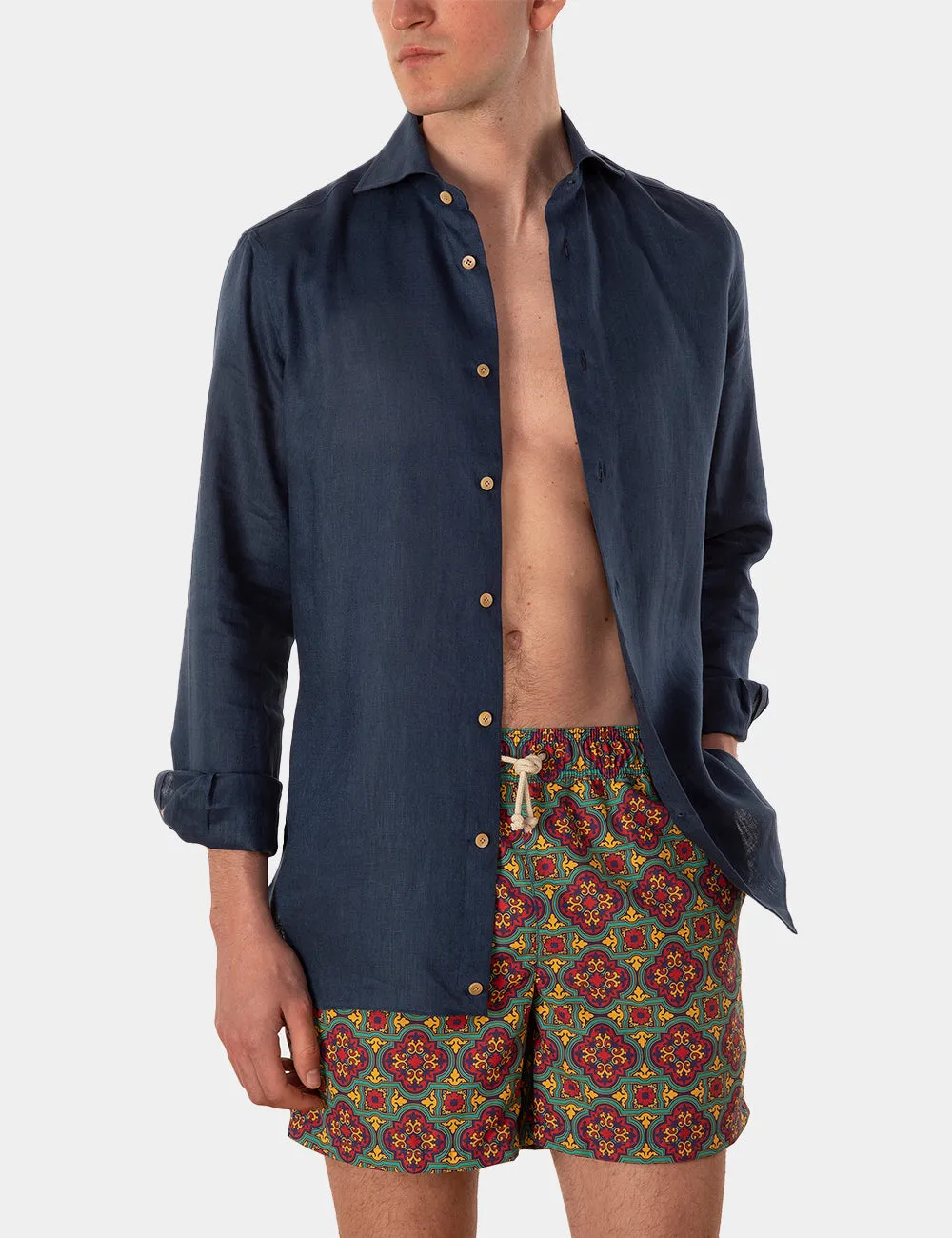 Ripa Ripa Elba Blu Notte camicia uomo elegante