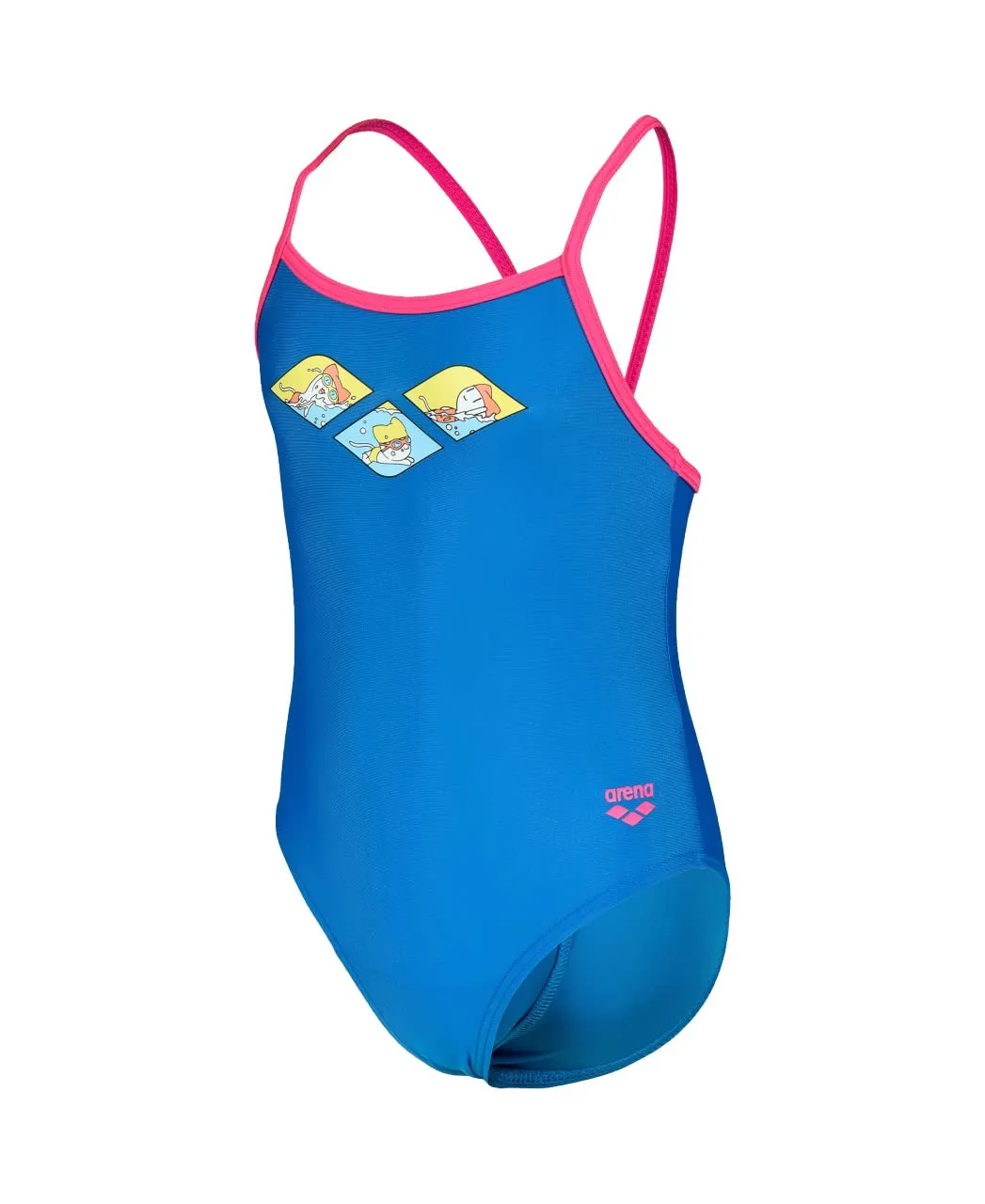 Arena Training Intero Bambina Turchese Freak Rose