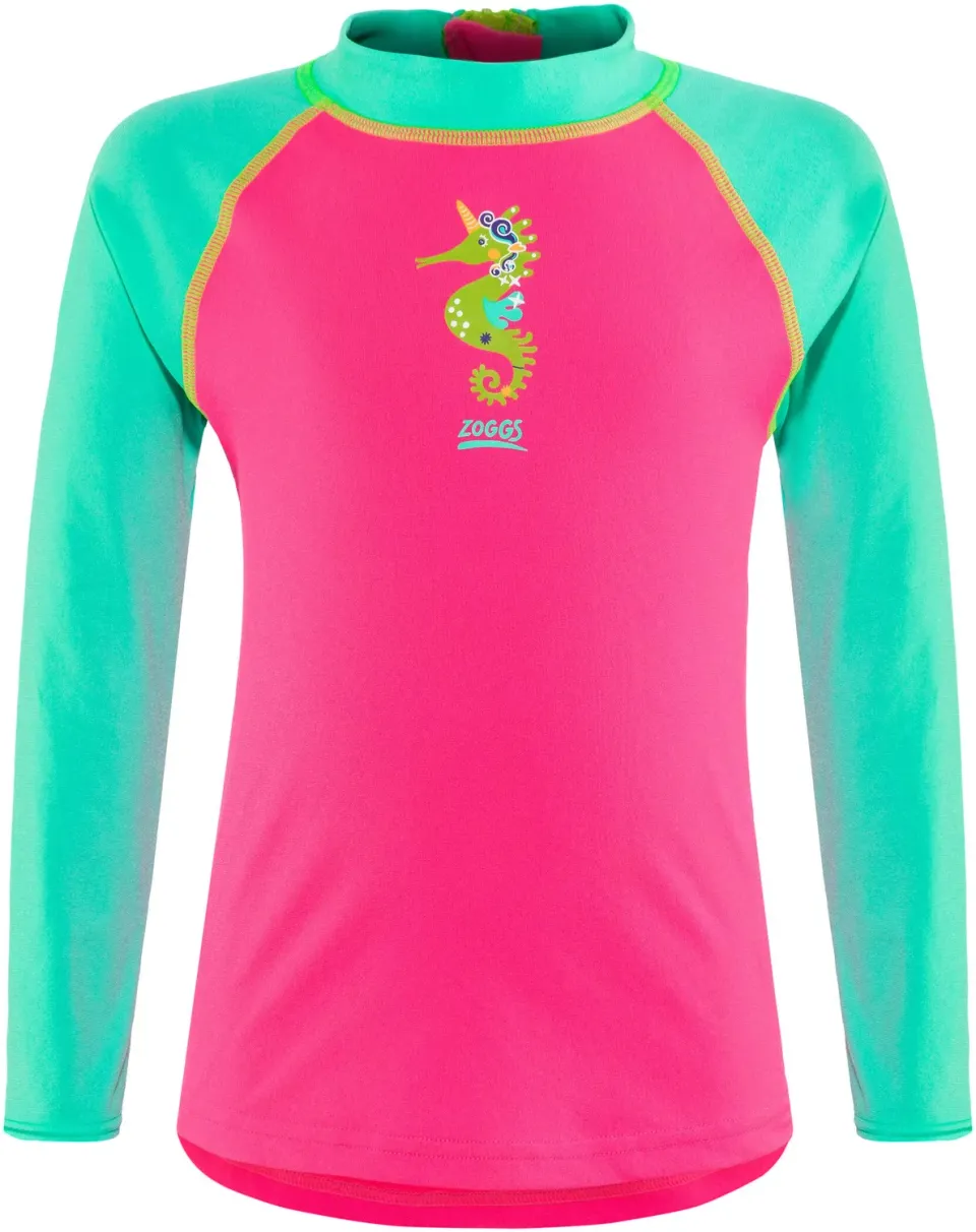 Zoggs Sea Unicorn Long Sleeve Sun Top maglietta mare UPF50+