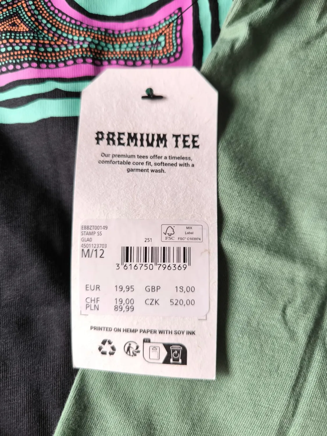 Billabong Stamp SS T-Shirt Bambino 12 Anni Nero Cotone