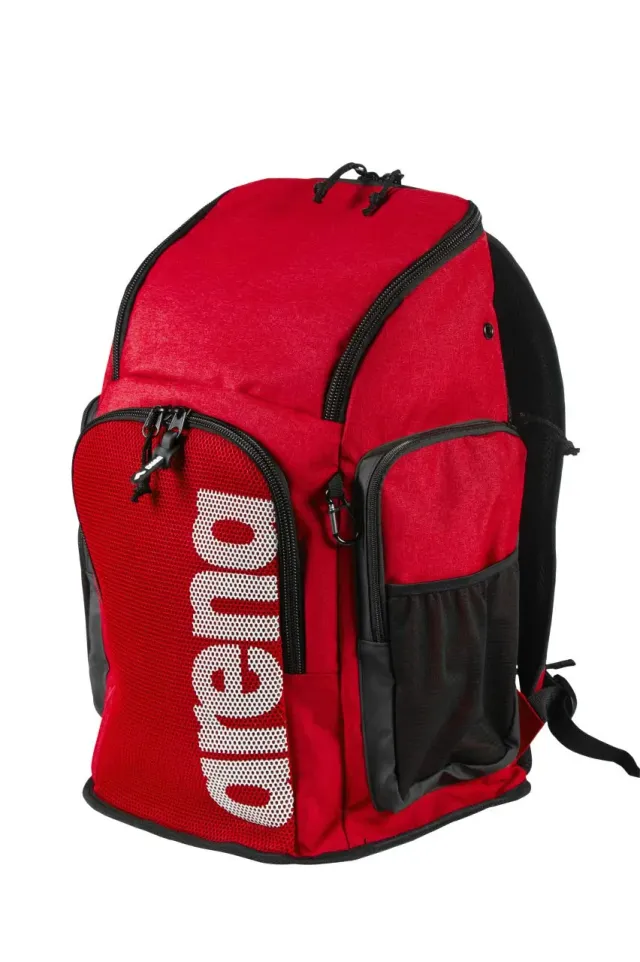 Arena Team Backpack 45 Zaino 45L Rosso Fondo Rinforzato