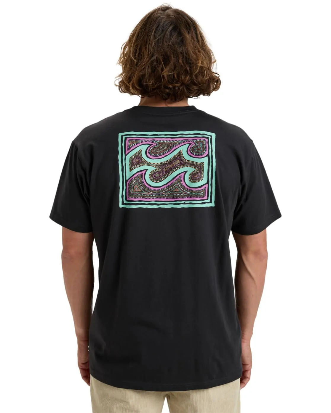 Billabong Crayon Wave SS T-Shirt Uomo Cotone