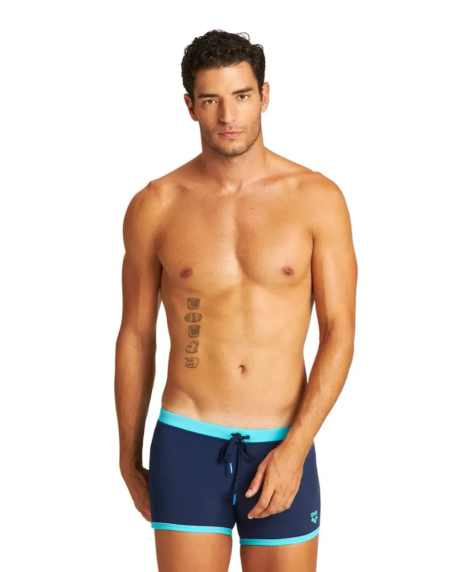 Arena Fundamentals Borders boxer uomo 5 navy martinica