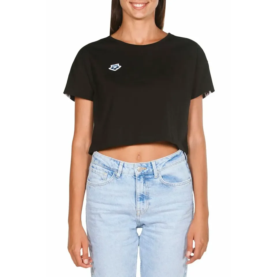 Arena Corinne Team t-shirt donna oversize bianca streetwear