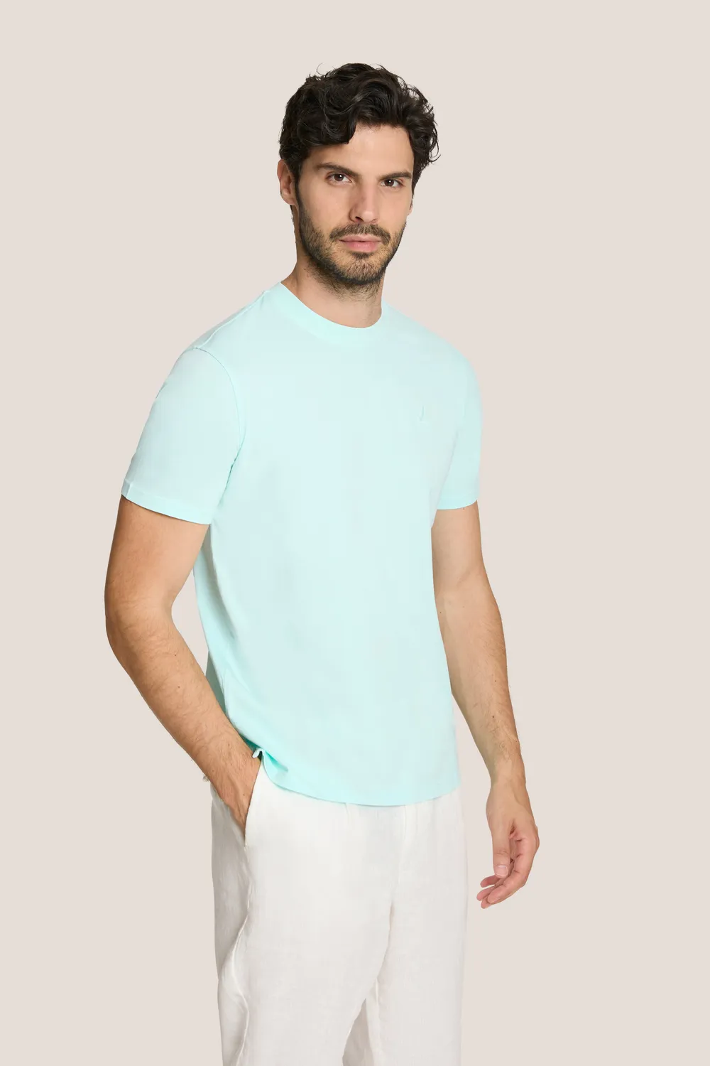 4 Giveness T-Shirt Tinto Old Basic Color Uomo Cotone