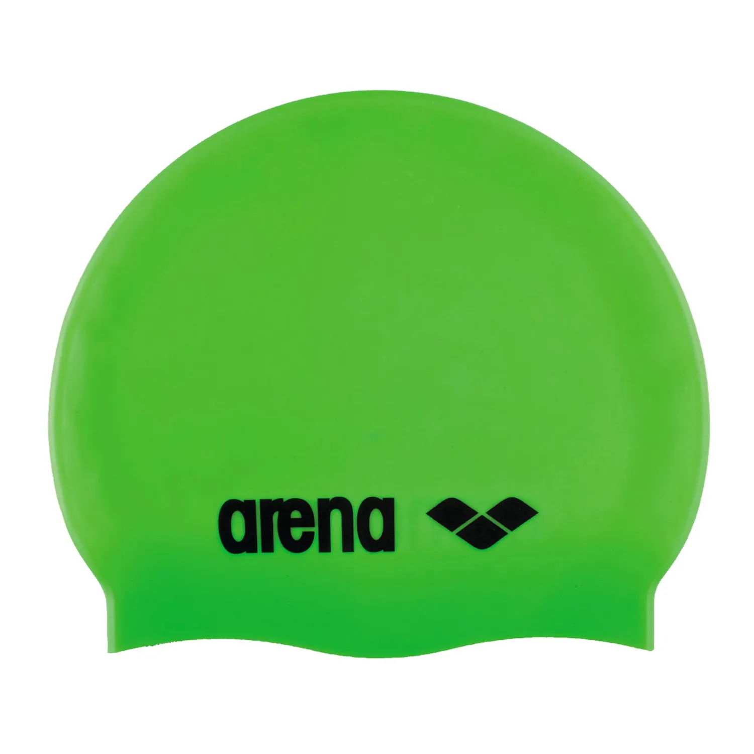 Arena Classic Silicone Junior cuffia nuoto silicone black-silver